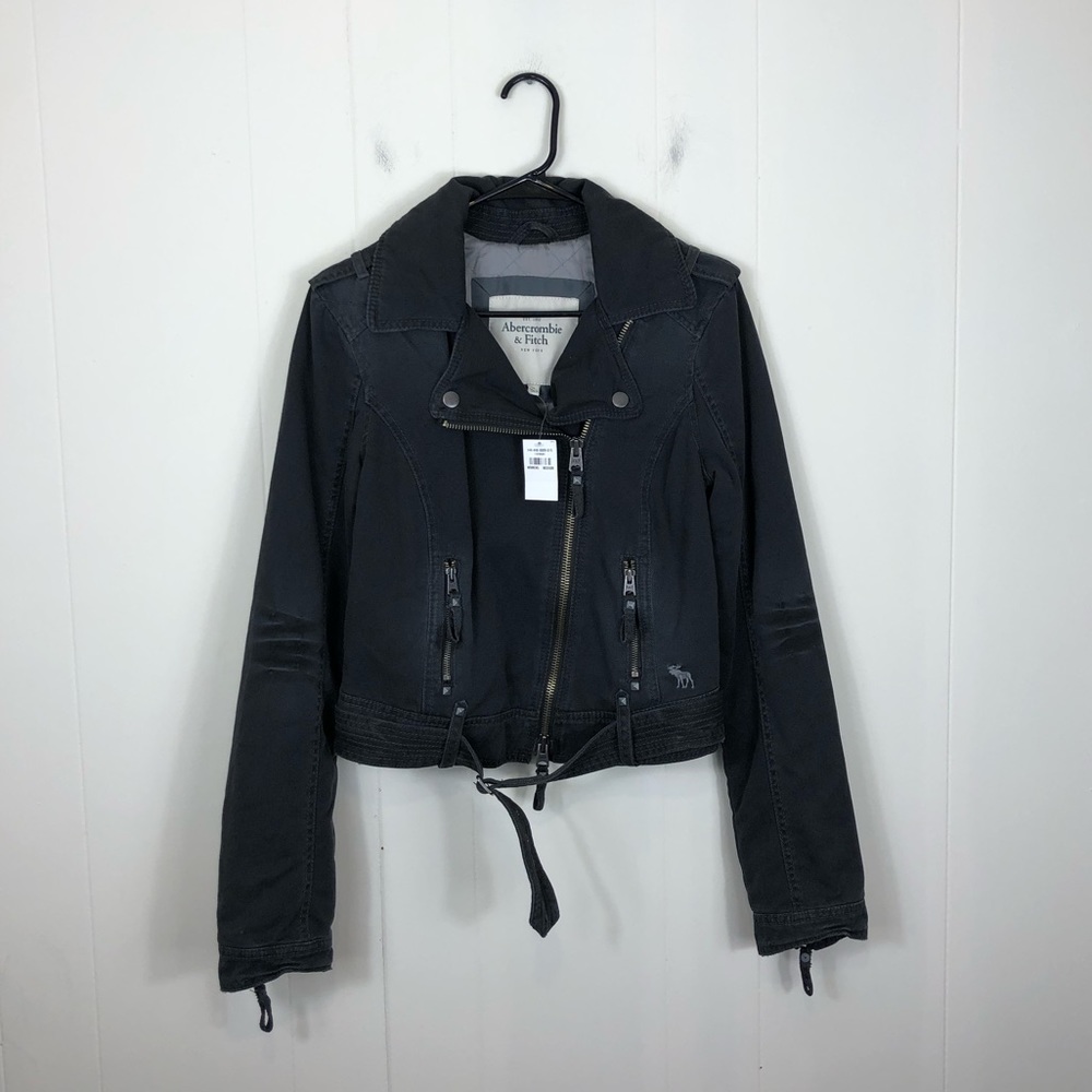 Abercrombie & Fitch Black Jean Jacket